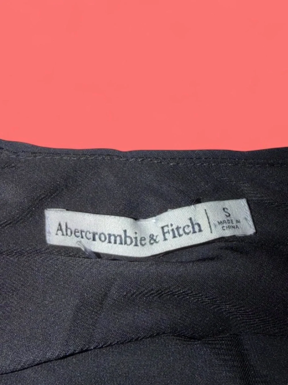 Abercrombie & Fitch Black Strapless Slip Dress
